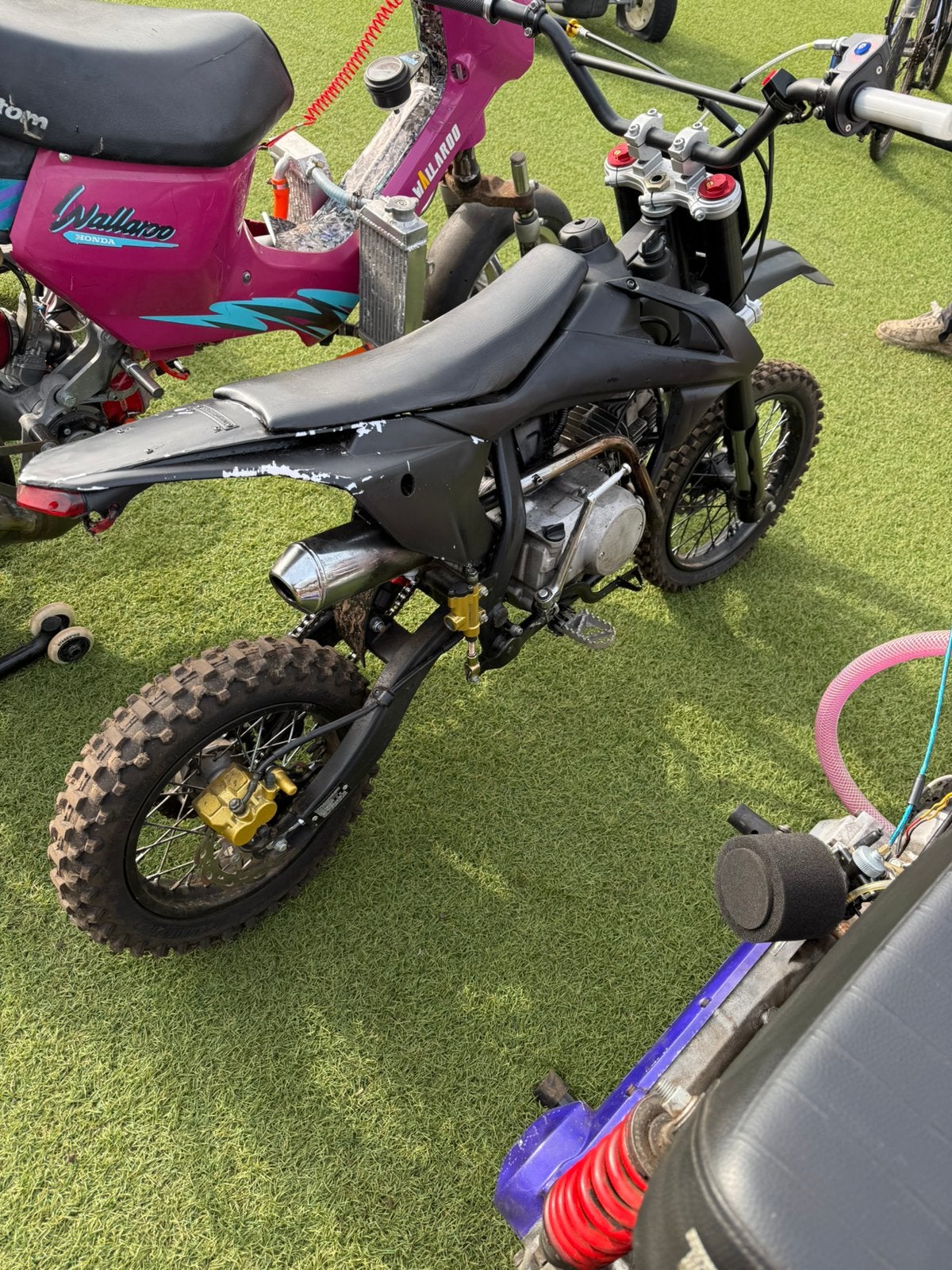 Pit bike 125cc, Ophalen, Zo goed als nieuw