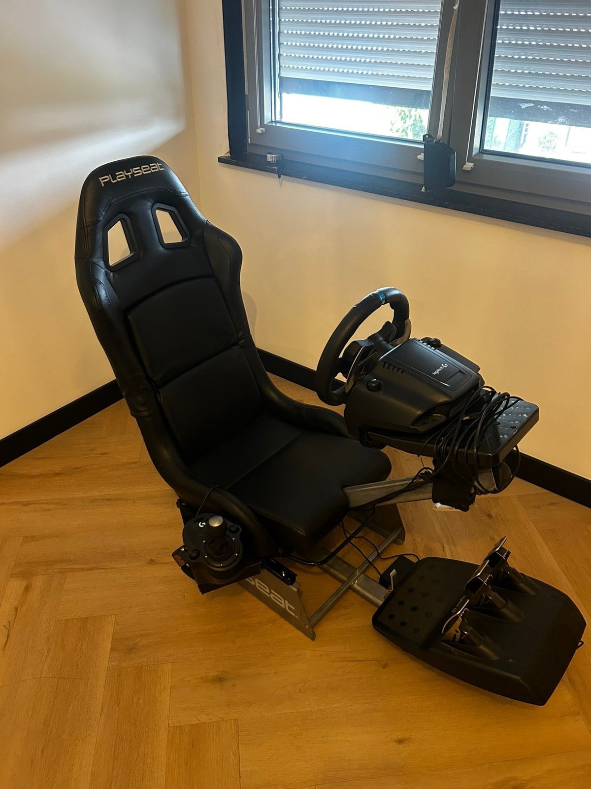 Playseat Racing Sim met Logitech G29 Stuur en Pedalen, Ophalen, Zo goed als nieuw
