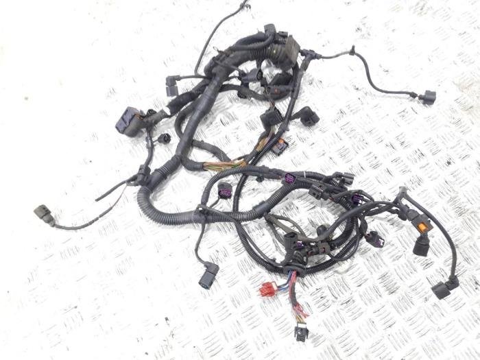 Faisceau de câbles compartiment moteur d'un Audi Q7, -, 3 mois de garantie, Audi, Utilisé