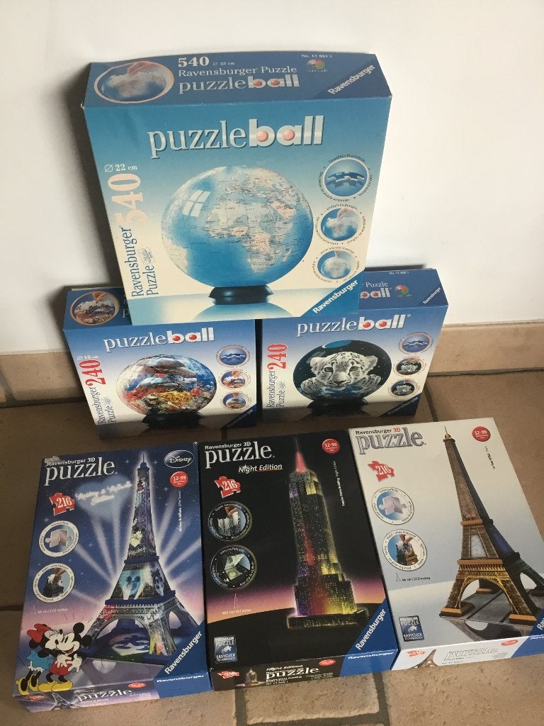 Puzzelballen, Ophalen of Verzenden, Minder dan 500 stukjes, Gebruikt, Overige typen