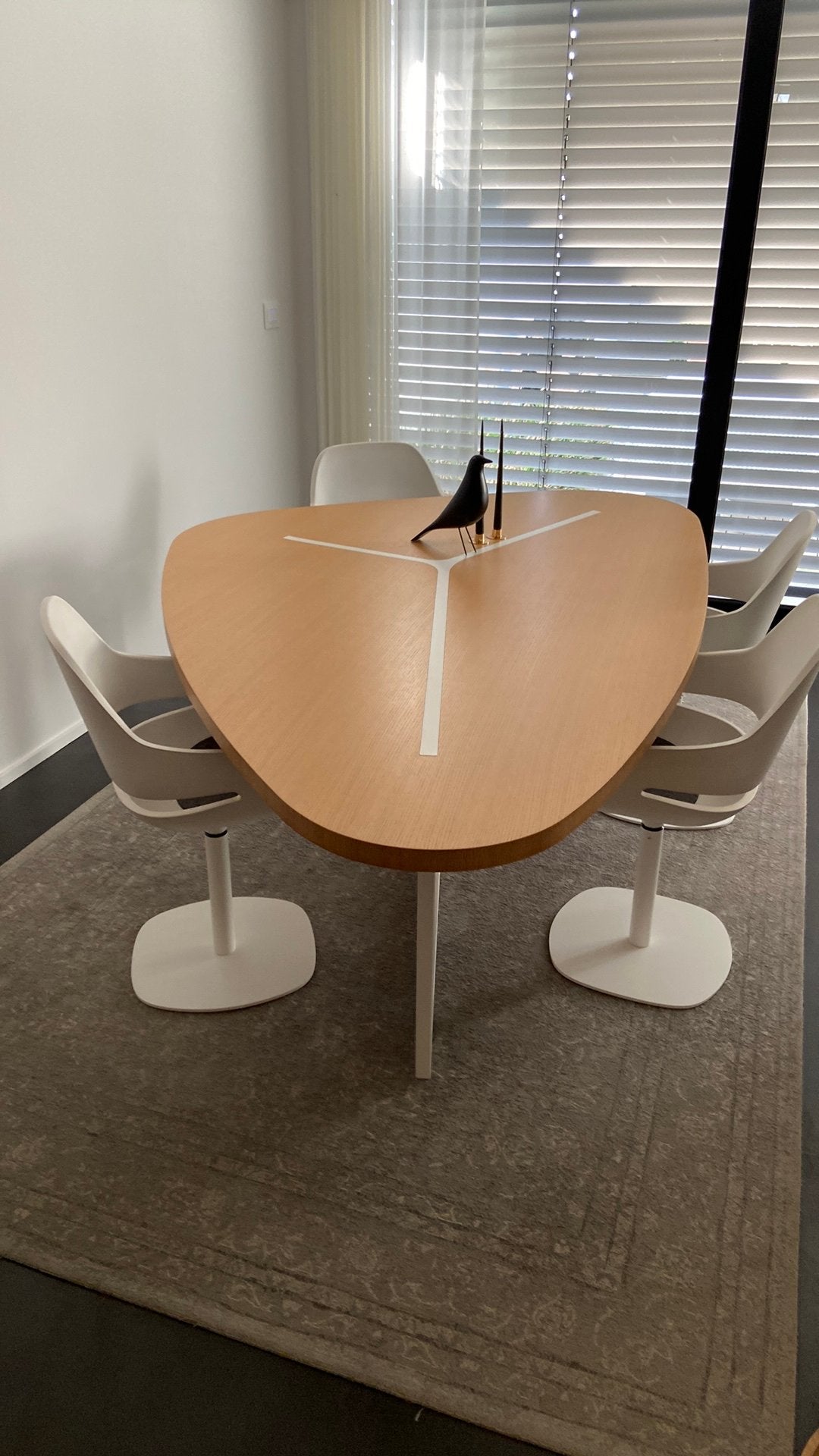 Table Seven B&B Italia, Ophalen, Gebruikt, 150 tot 200 cm, Eikenhout