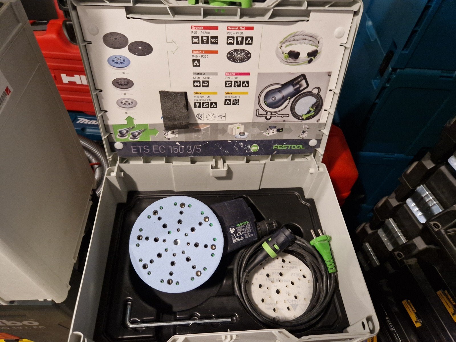 Festool ETS EC 150/5 EQ-Plus, Enlèvement, Comme neuf