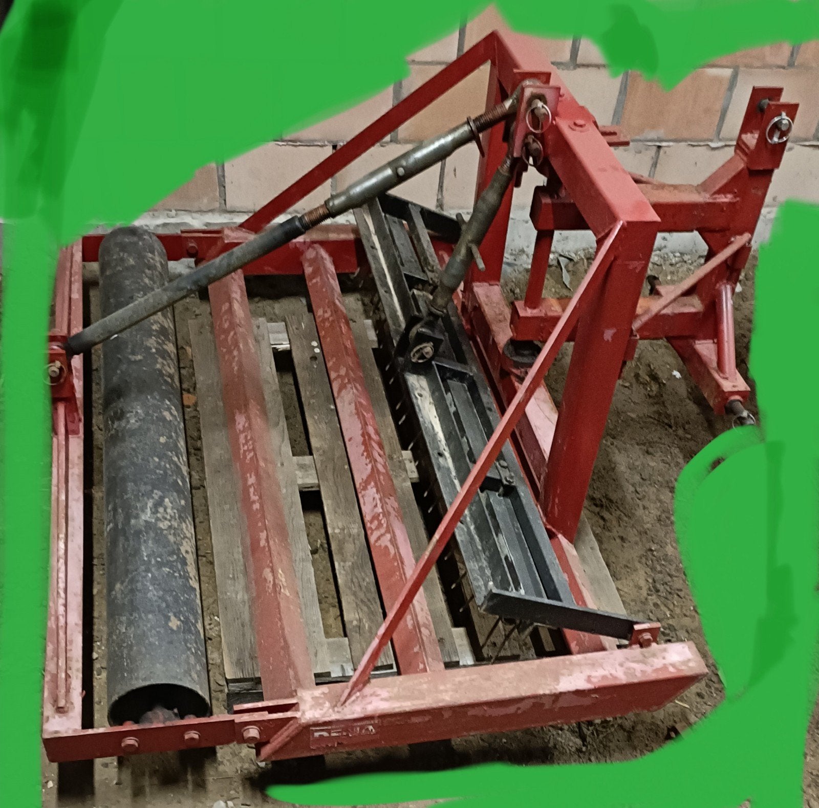 Piste sleep tractor materiaal zie foto's, Weidegang, 4 paarden of pony's of meer