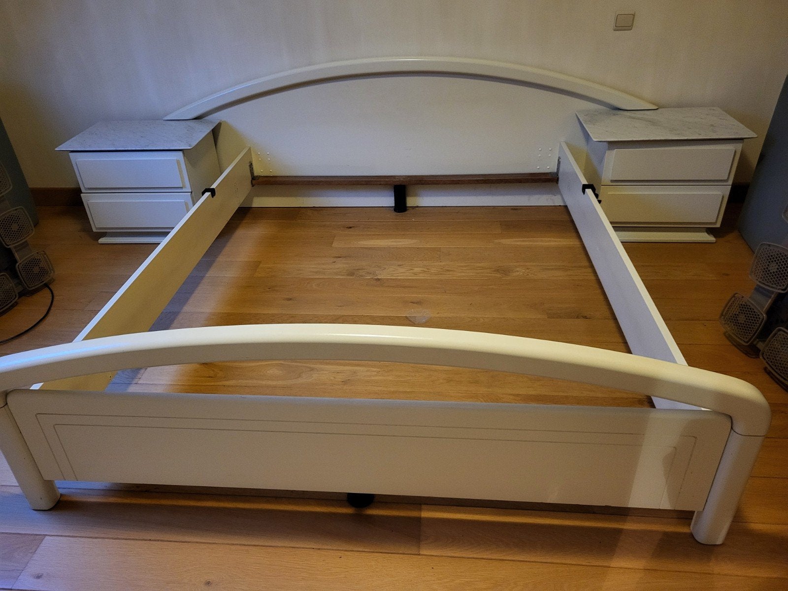 gratis bedkader, Huis en Inrichting, Ophalen, 200 cm, 160 cm