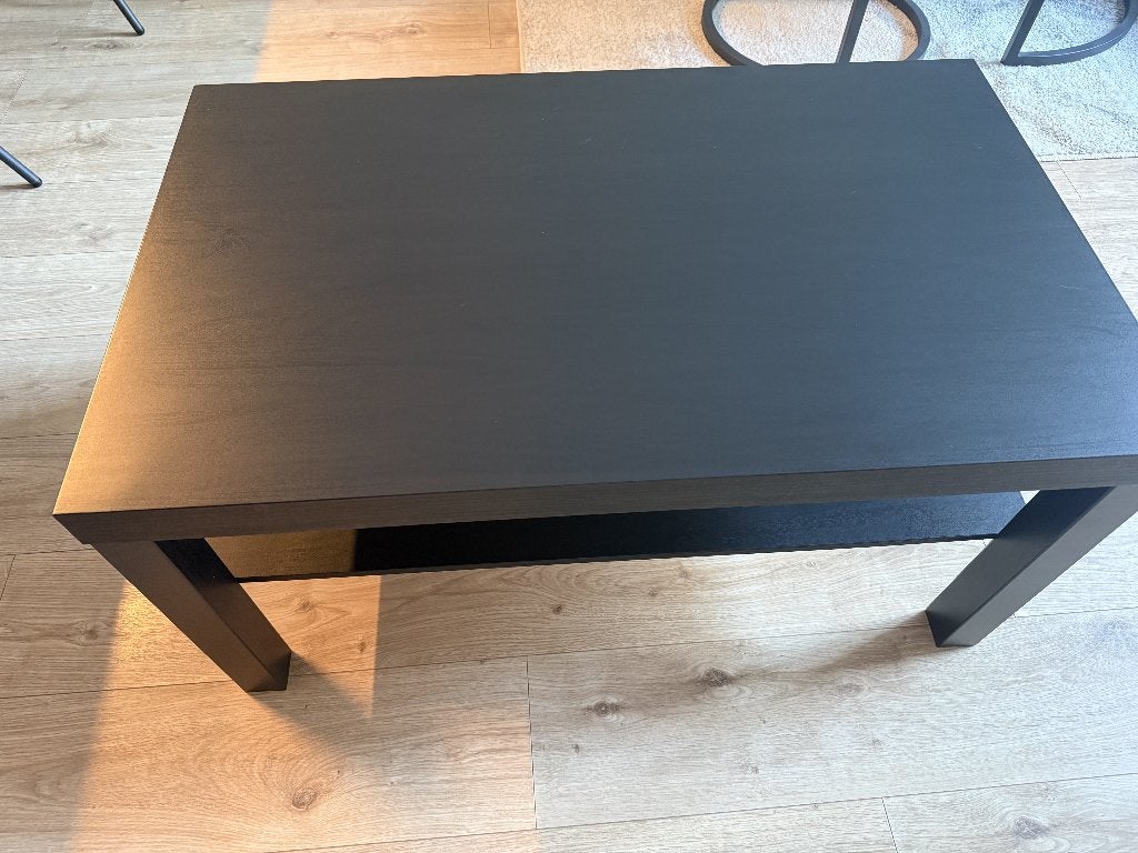 IKEA LACK salontafel, zwartbruin, Huis en Inrichting, Ophalen, Gebruikt, 100 tot 150 cm, 50 tot 100 cm