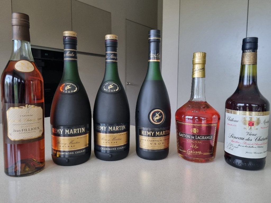 Prachtige  Cognac o.a. Jean Fillioux & Remy Martin (6fl), Enlèvement, Champagne