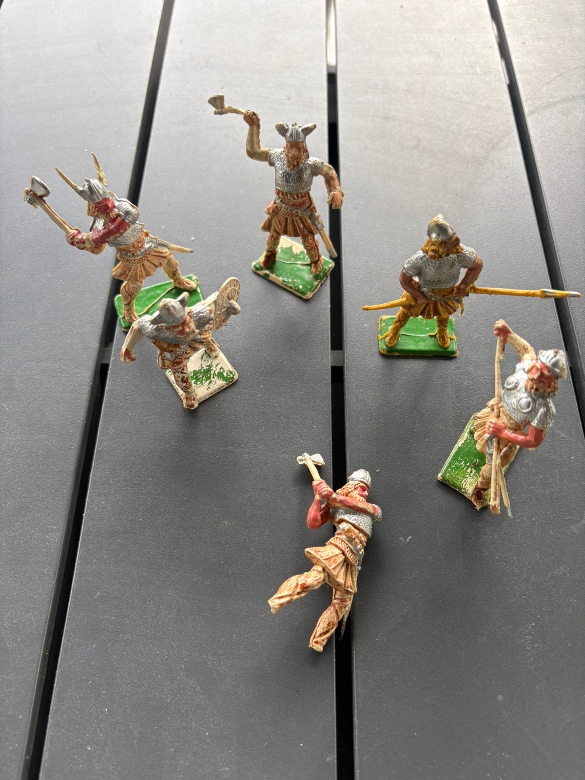 Lot de 6 figurines Vikings Britains, made in Great Britain, Hobby & Loisirs créatifs, Modélisme | Figurines & Dioramas, Enlèvement ou Envoi