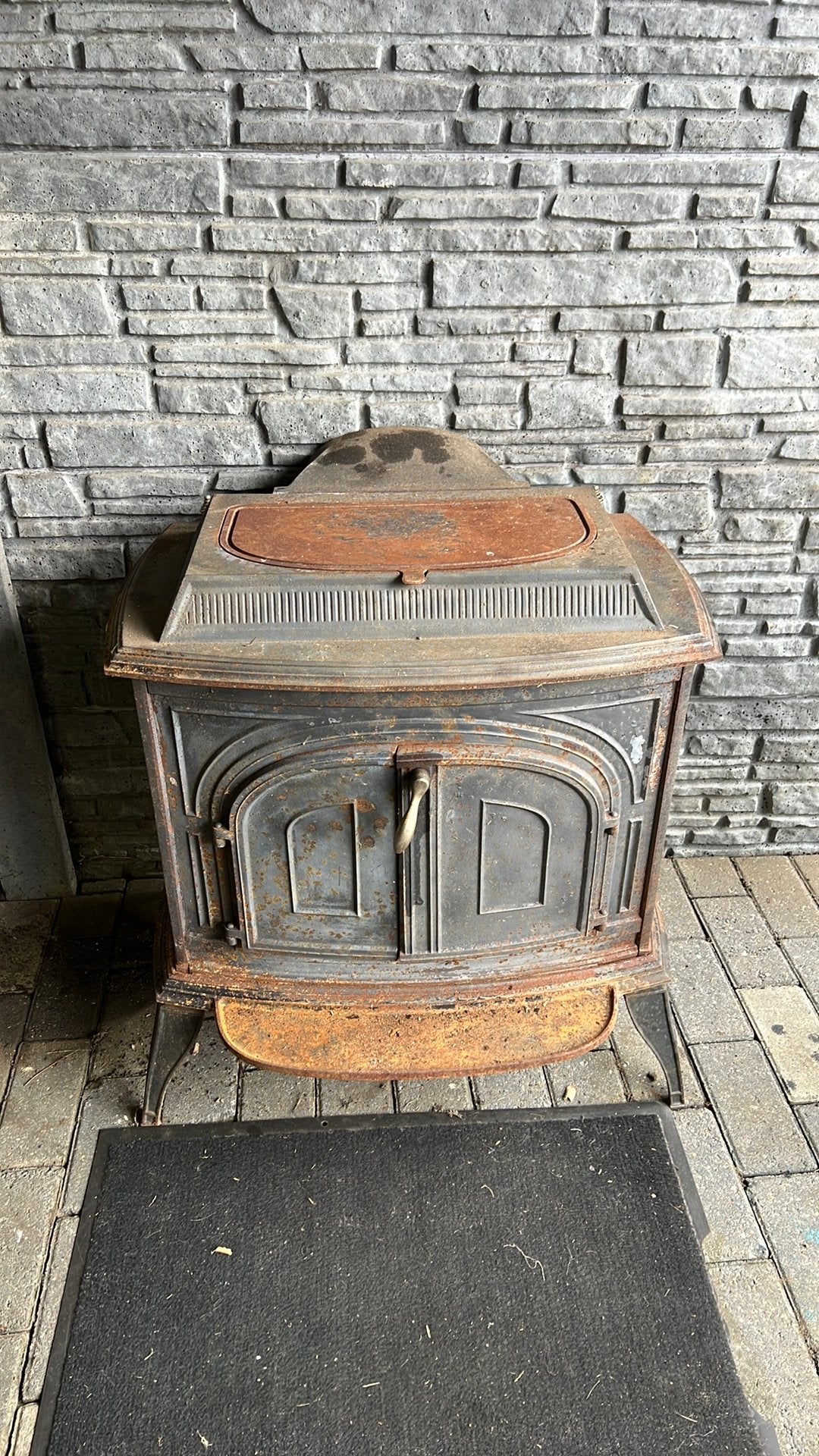 Kachel allesbrander, Huis en Inrichting, Ophalen, Gebruikt, Houtkachel, Vrijstaand