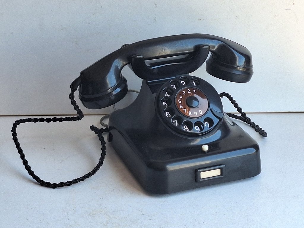 Ancien téléphone de collection Siemens bakélite parfait état, Antiquités & Art, Enlèvement ou Envoi
