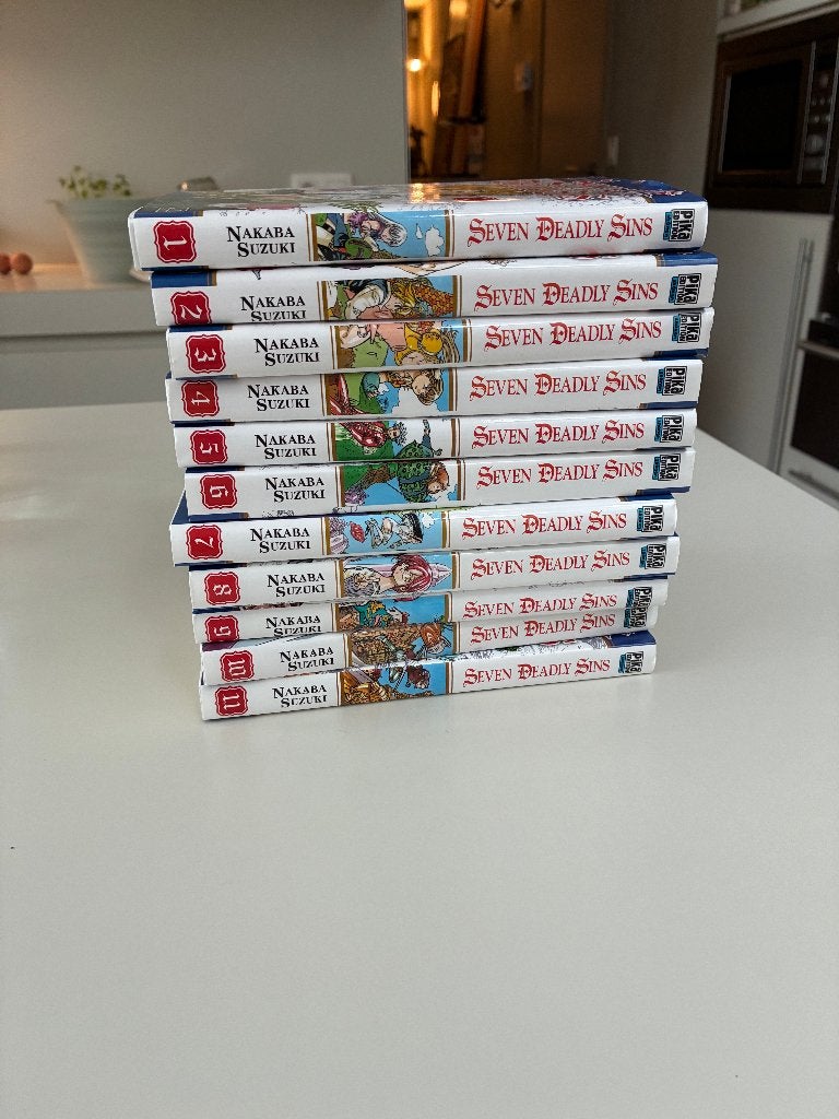 manga Seven deadly sins, Comme neuf, Enlèvement, Plusieurs comics, Nakaba Suzuki