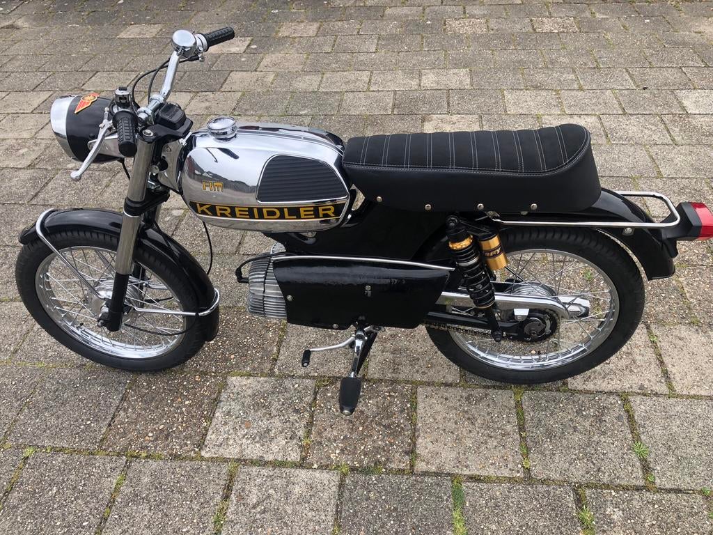 Kreidler RM, 49 cc, Klasse B (45 km/u), 4 versnellingen, Ophalen