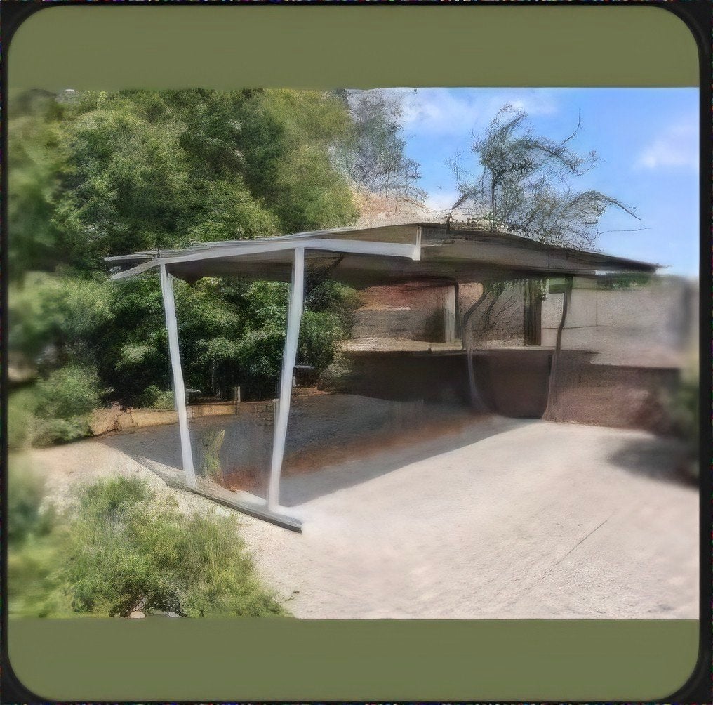 fietsenstalling overkapping, Tuin en Terras, Overkappingen, Ophalen, Gebruikt, Overige typen