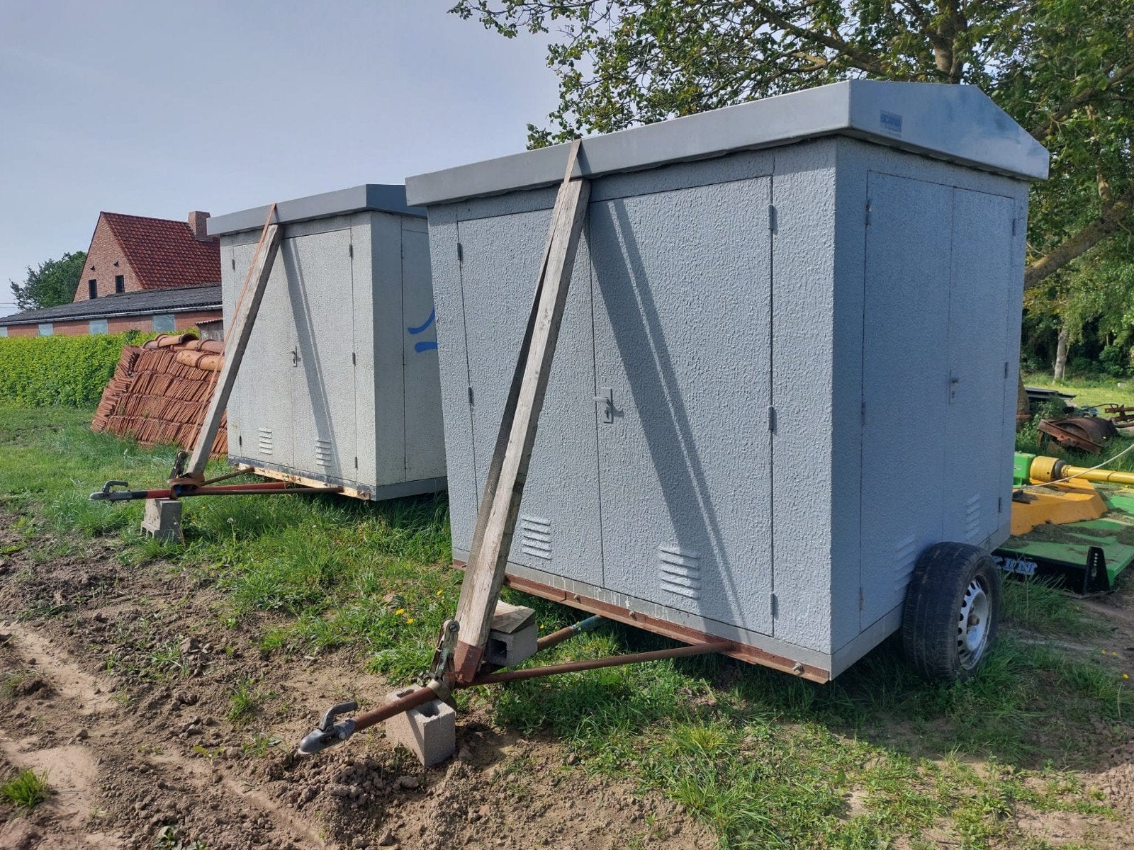 tuinhuis werfkeet kot, Enlèvement