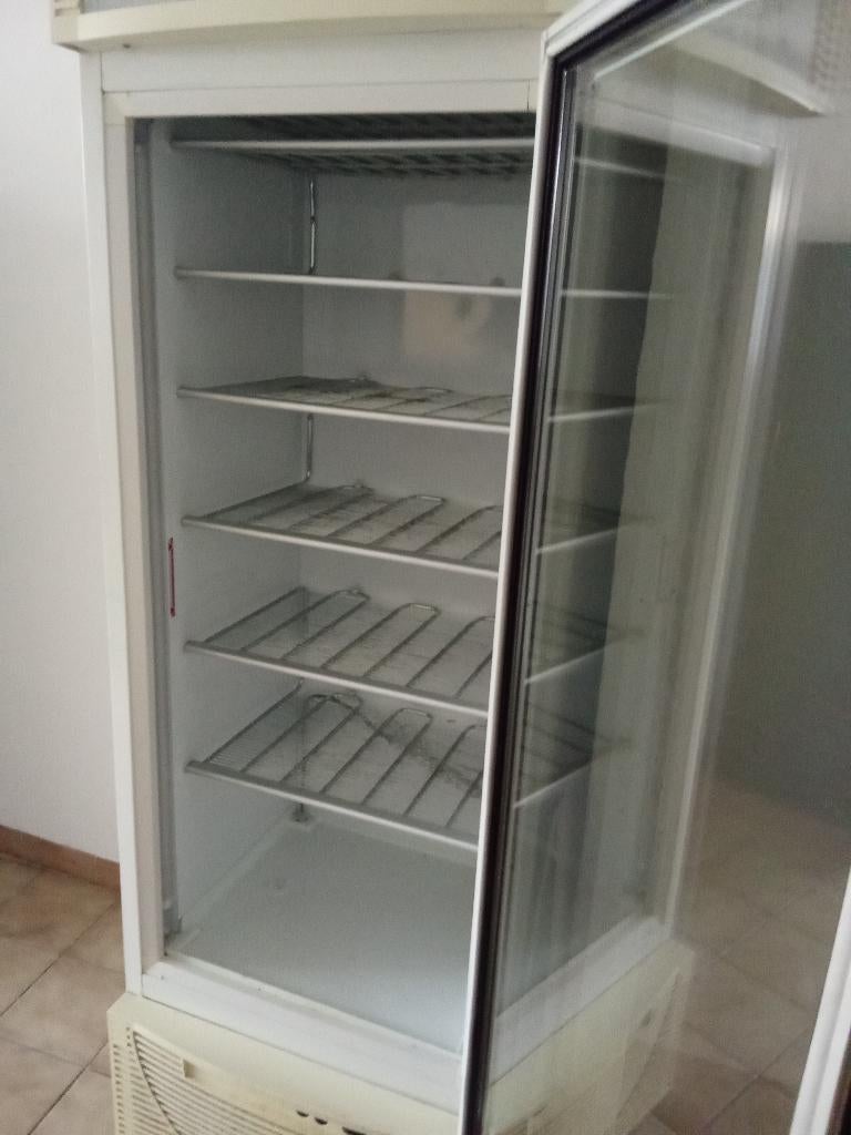 Congélateur vitrine vertical, Electroménager, Congélateur, 160 cm ou plus, Enlèvement, Utilisé