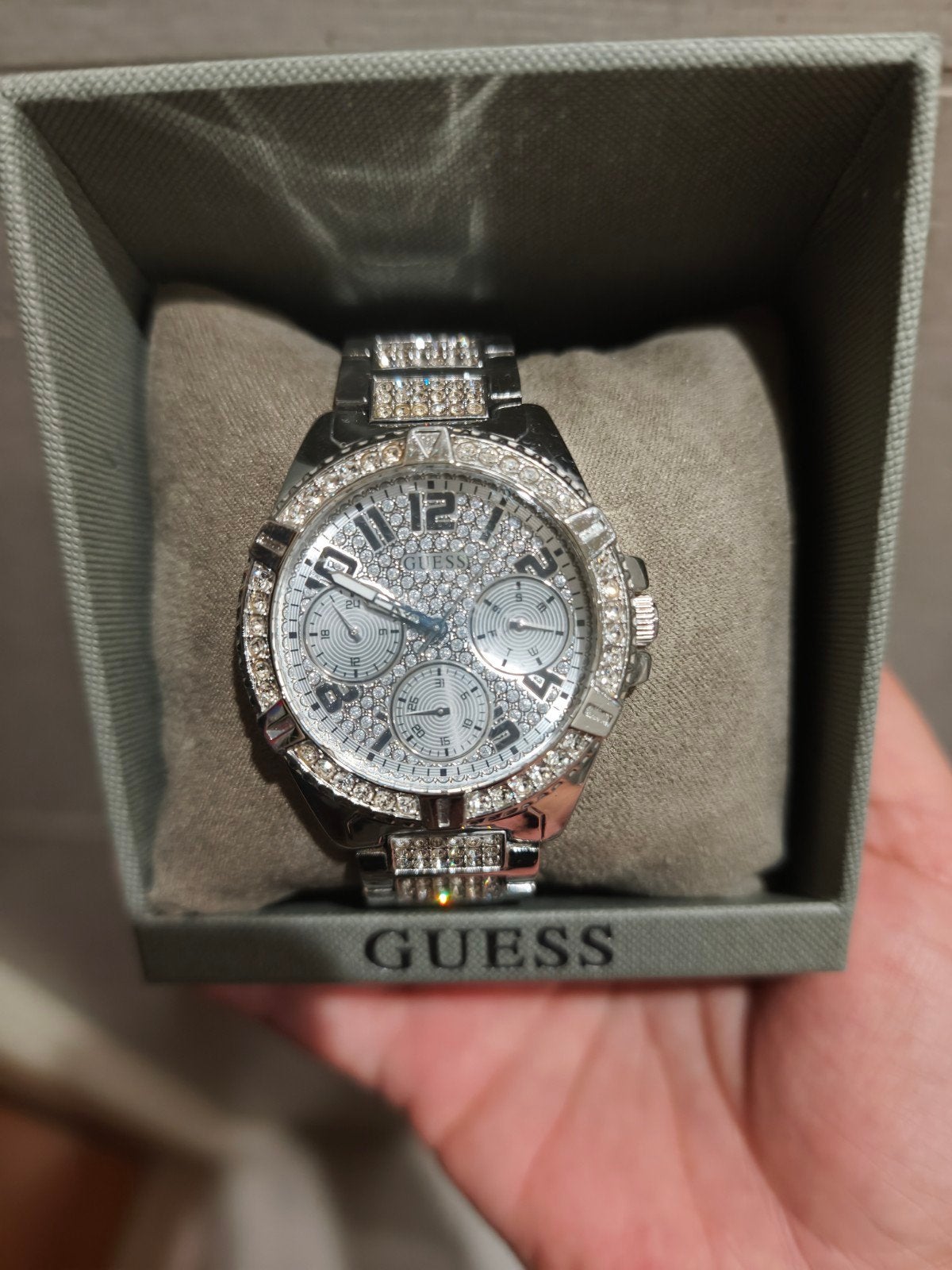 Guess, Handtassen en Accessoires, Horloges | Dames, Ophalen, Guess, Met strass