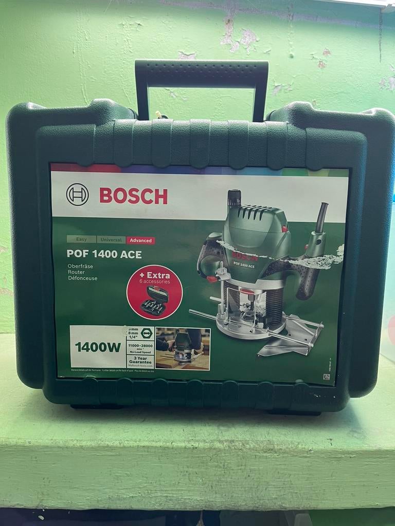 Defonceuse bosch, Bricolage & Construction, Outillage | Foreuses, Neuf, Autres types, 600 watts ou plus, Enlèvement