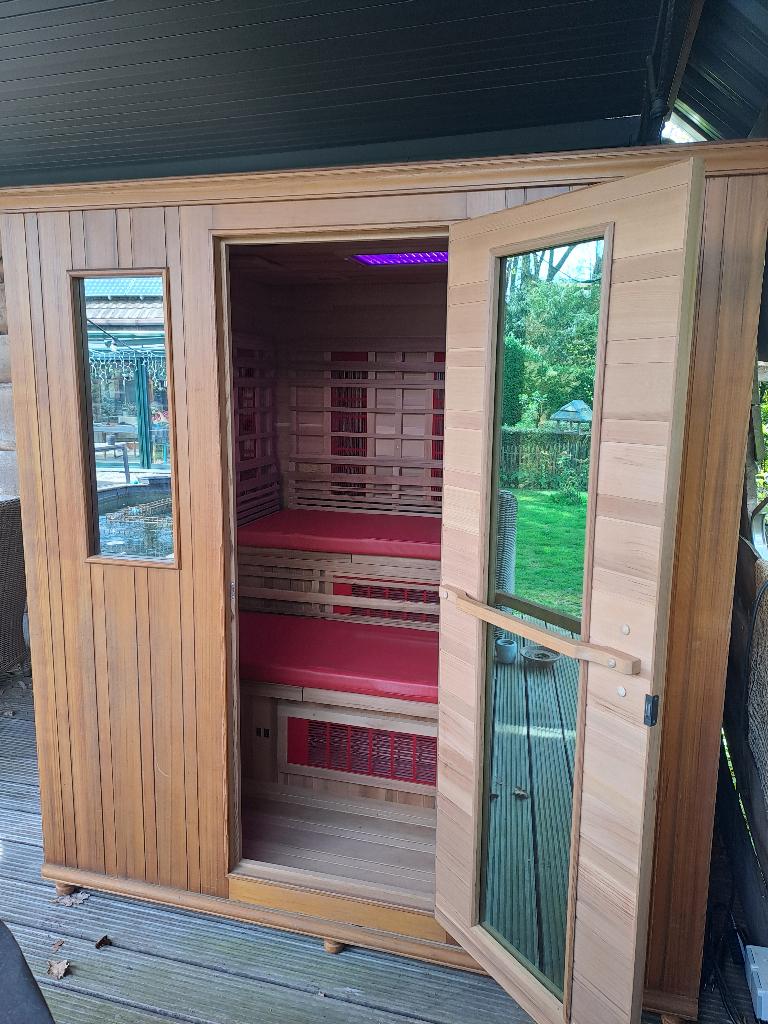 Health Mate Infraroodcabine, Sport en Fitness, Sauna, Gebruikt, Complete sauna, Infrarood, Ophalen