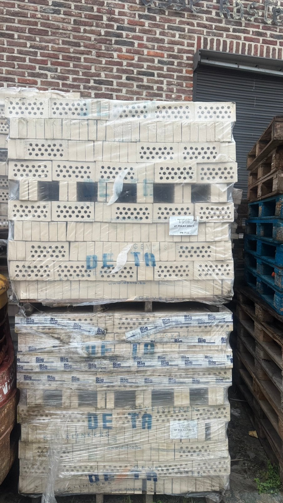 Witte gevelstenen, Doe-het-zelf en Bouw, Ophalen, Zo goed als nieuw