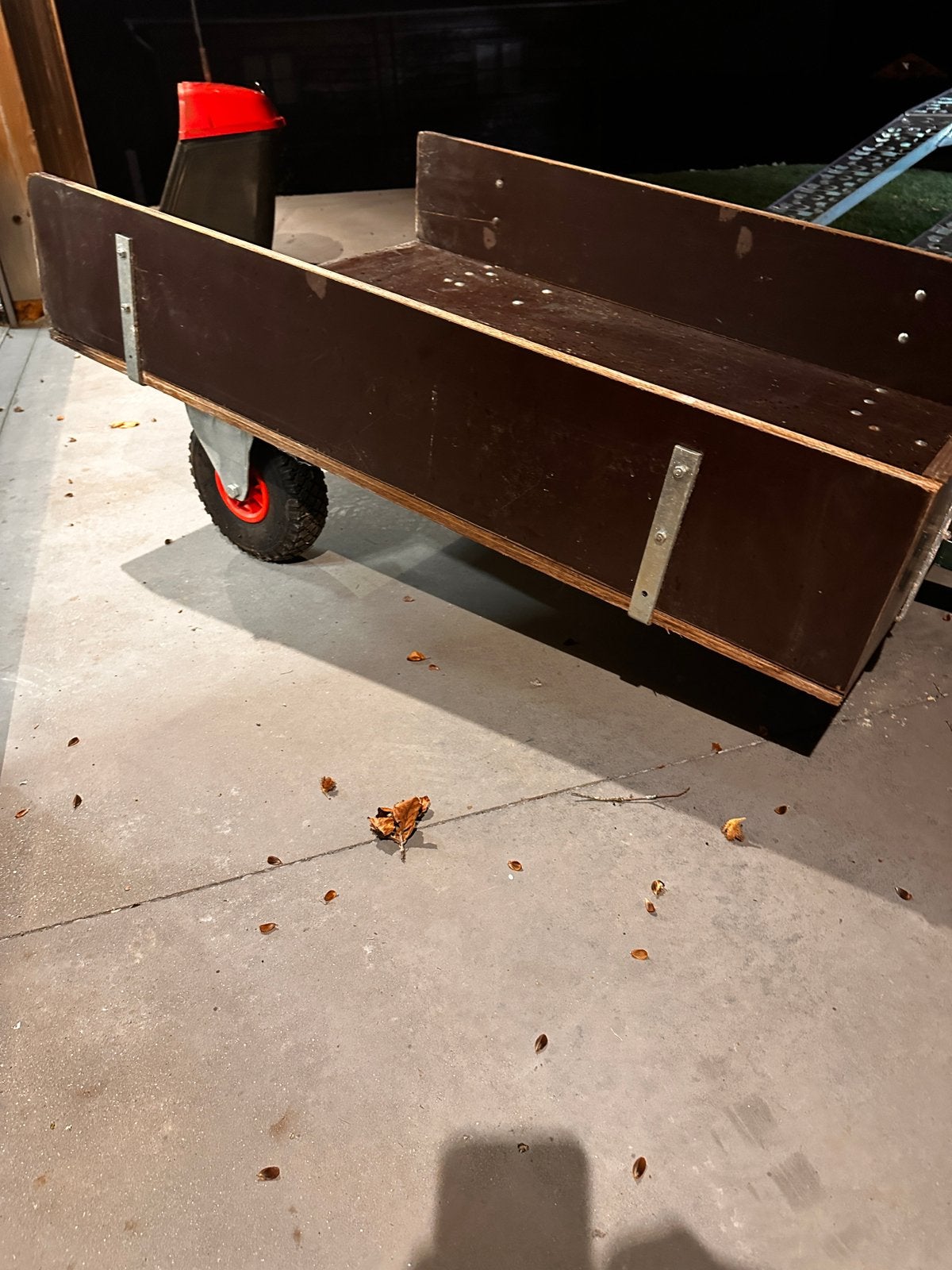 Remorque tracteur tondeuse, Ophalen, Zo goed als nieuw