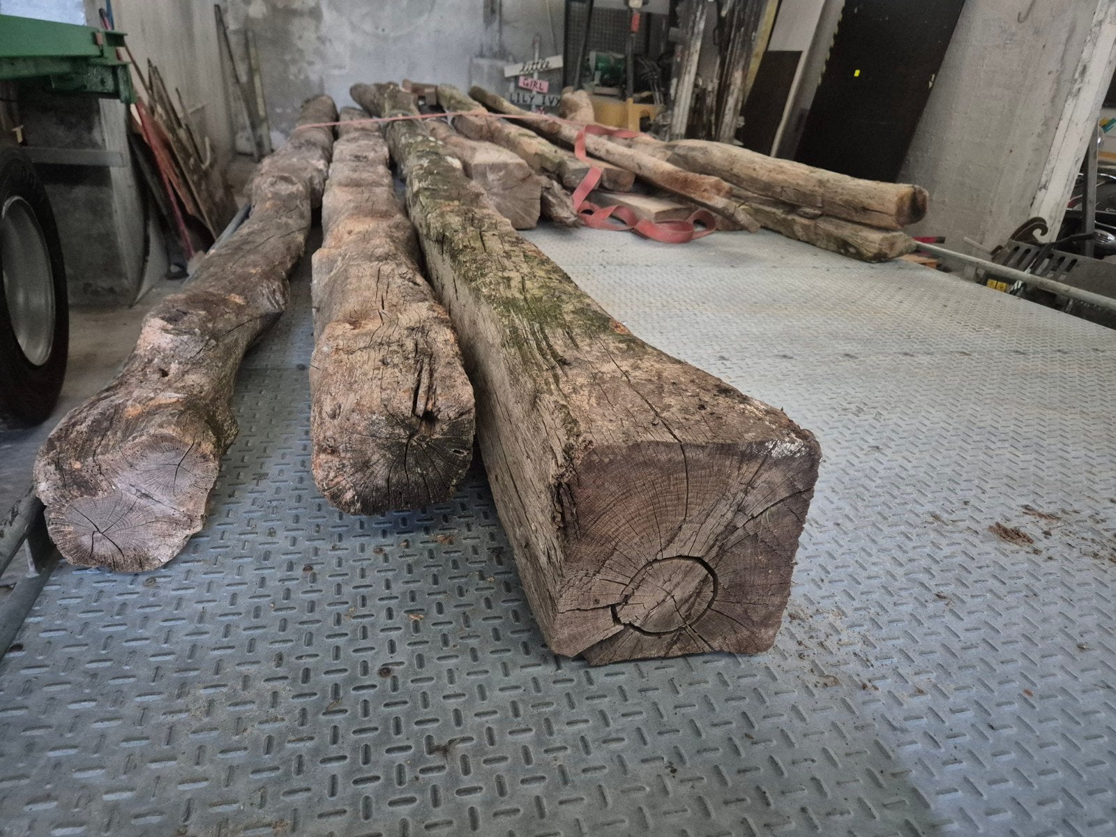Eiken Balken, Bricolage & Construction, Bois & Planches, Enlèvement, Chêne