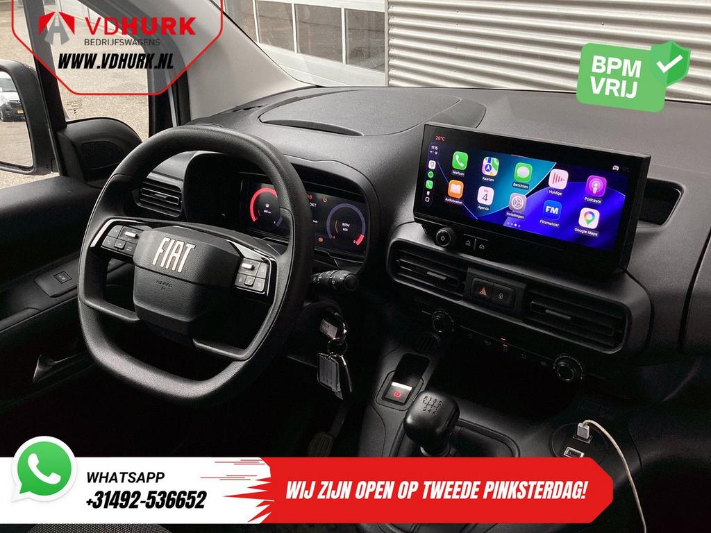 Fiat Doblò 1.2 110 pk L2 BENZINE 3pers./ Virtual Cockpit/ Ca, Auto's, Wit, Bedrijf, Handgeschakeld, Parkeersensor