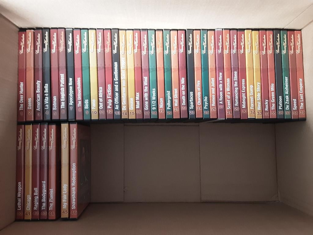 Cinema Kaskrakers 45 DVD's, Cd's en Dvd's, Dvd's | Klassiekers, Vanaf 16 jaar, Ophalen, Zo goed als nieuw, Overige genres