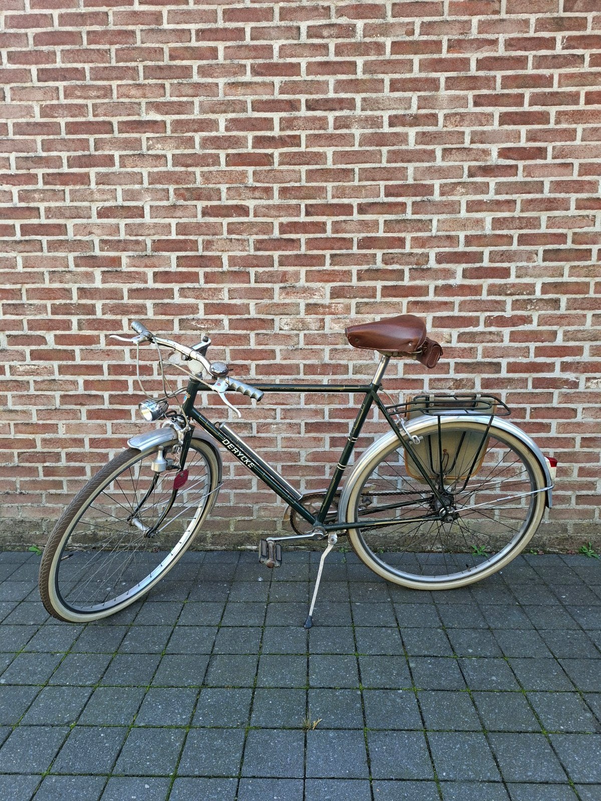 heren fiets Derycke., Ophalen
