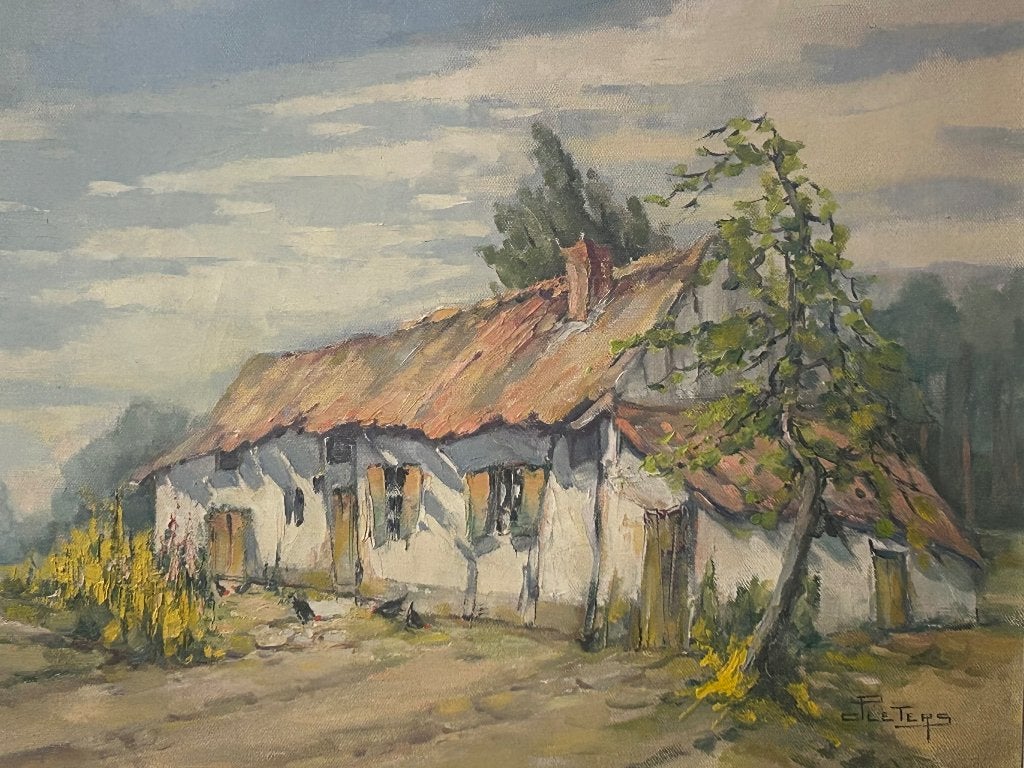 Peinture de Jeannot Peeters 80x60cm, Enlèvement