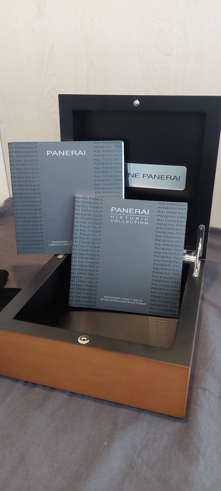 Officine Panerai Horlogedoos met Papieren, Bijoux, Sacs & Beauté, Enlèvement
