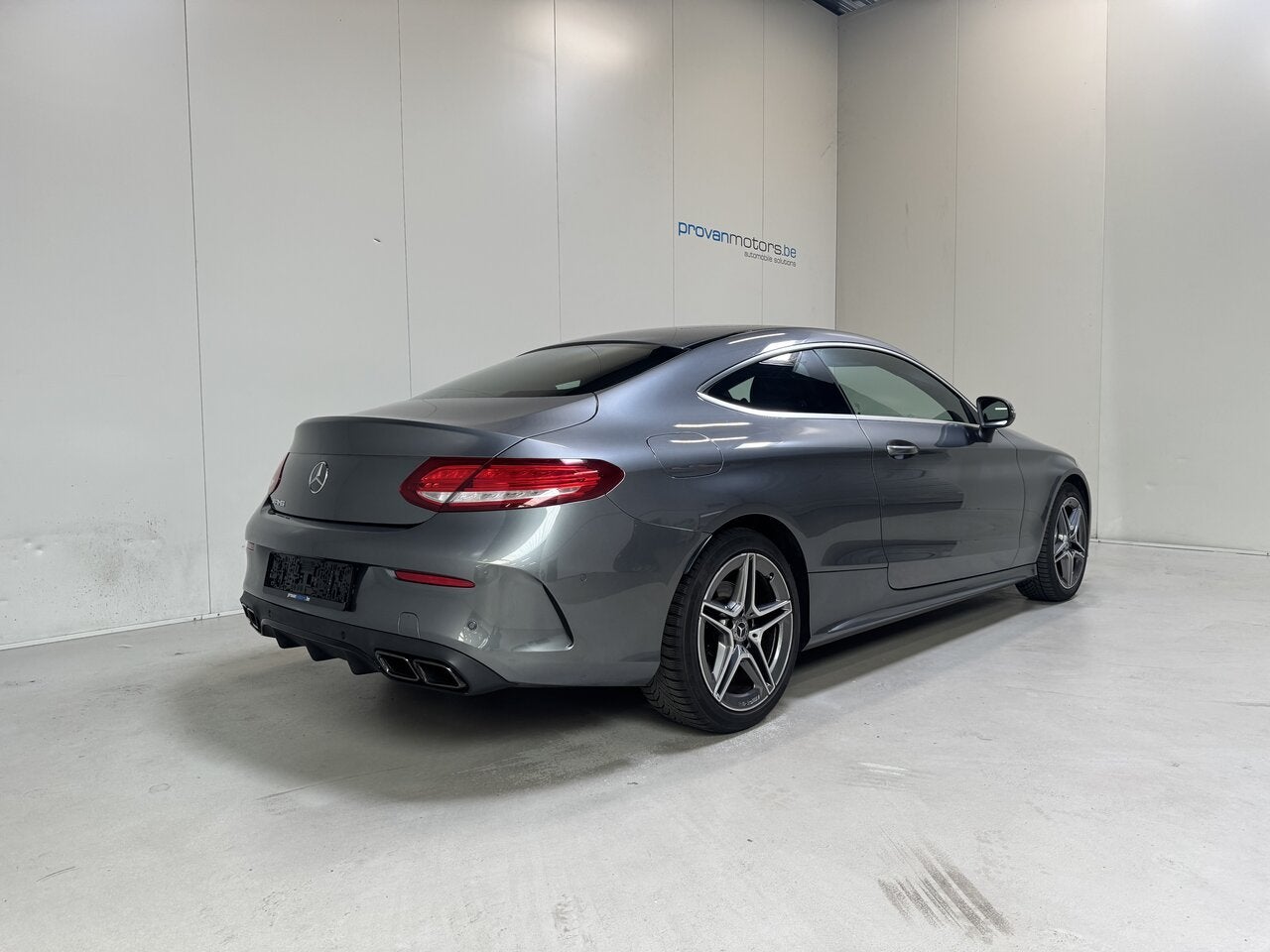 Mercedes-Benz C 180 Coupé Benzine Autom. - AMG Line - GPS -, Autos, 0 kg, Argent ou Gris, Achat, Euro 6