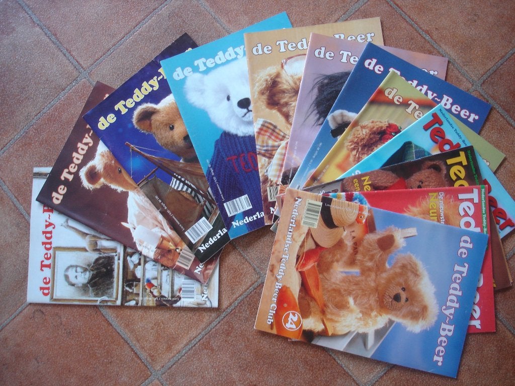 12 x berenblad / de Teddy-beer, Collections, Enlèvement, Comme neuf, Autres types, Autres marques