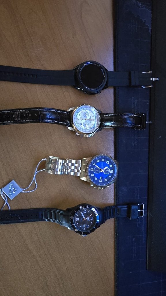 Horlogeset (4 stuks) o.a. Thomas Earnshaw, Samsung Watch 3, Handtassen en Accessoires, Horloges | Heren, Overige materialen, Polshorloge