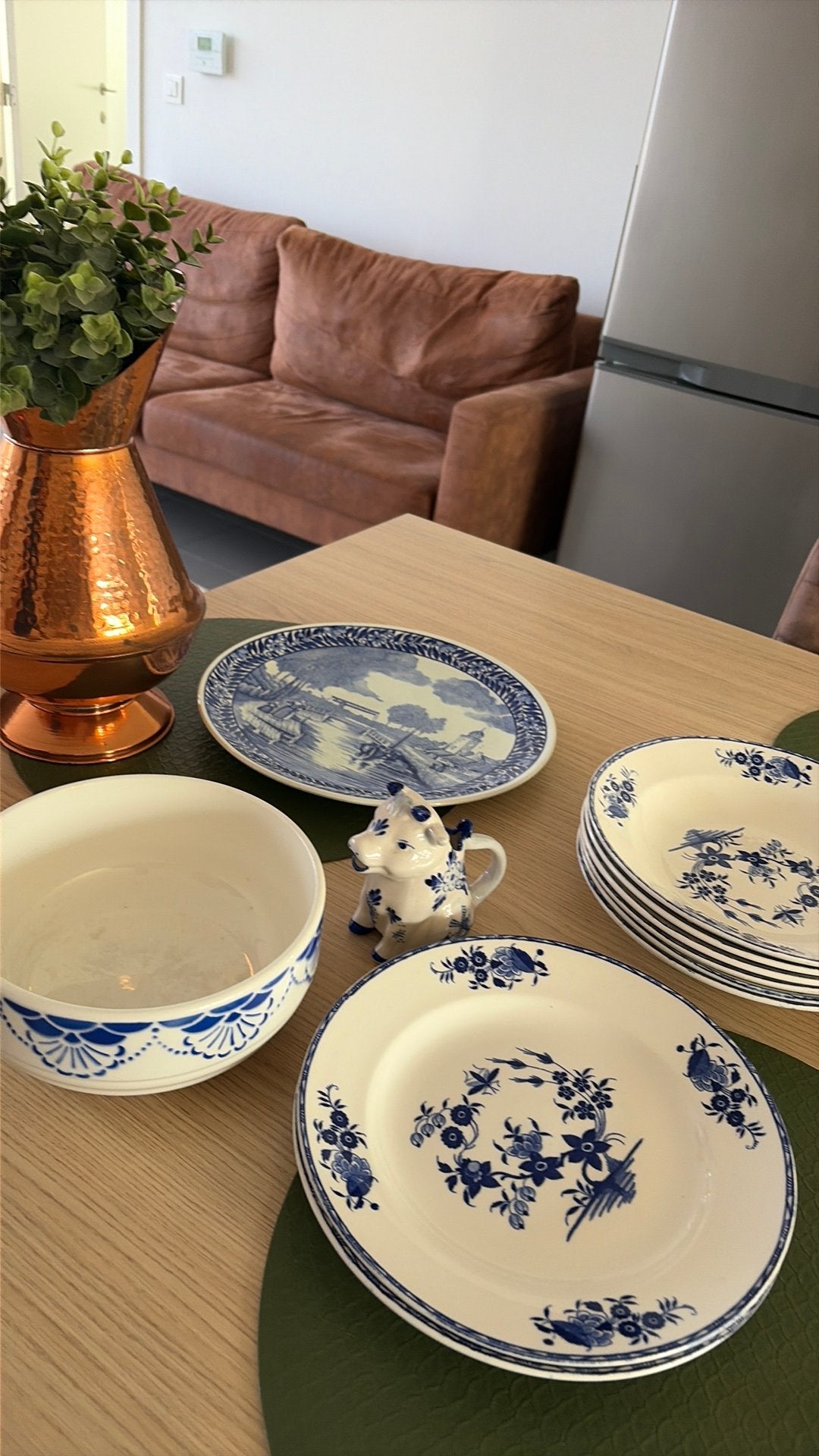 Lot de vaisselle vintage Boch La Louvière, Enlèvement