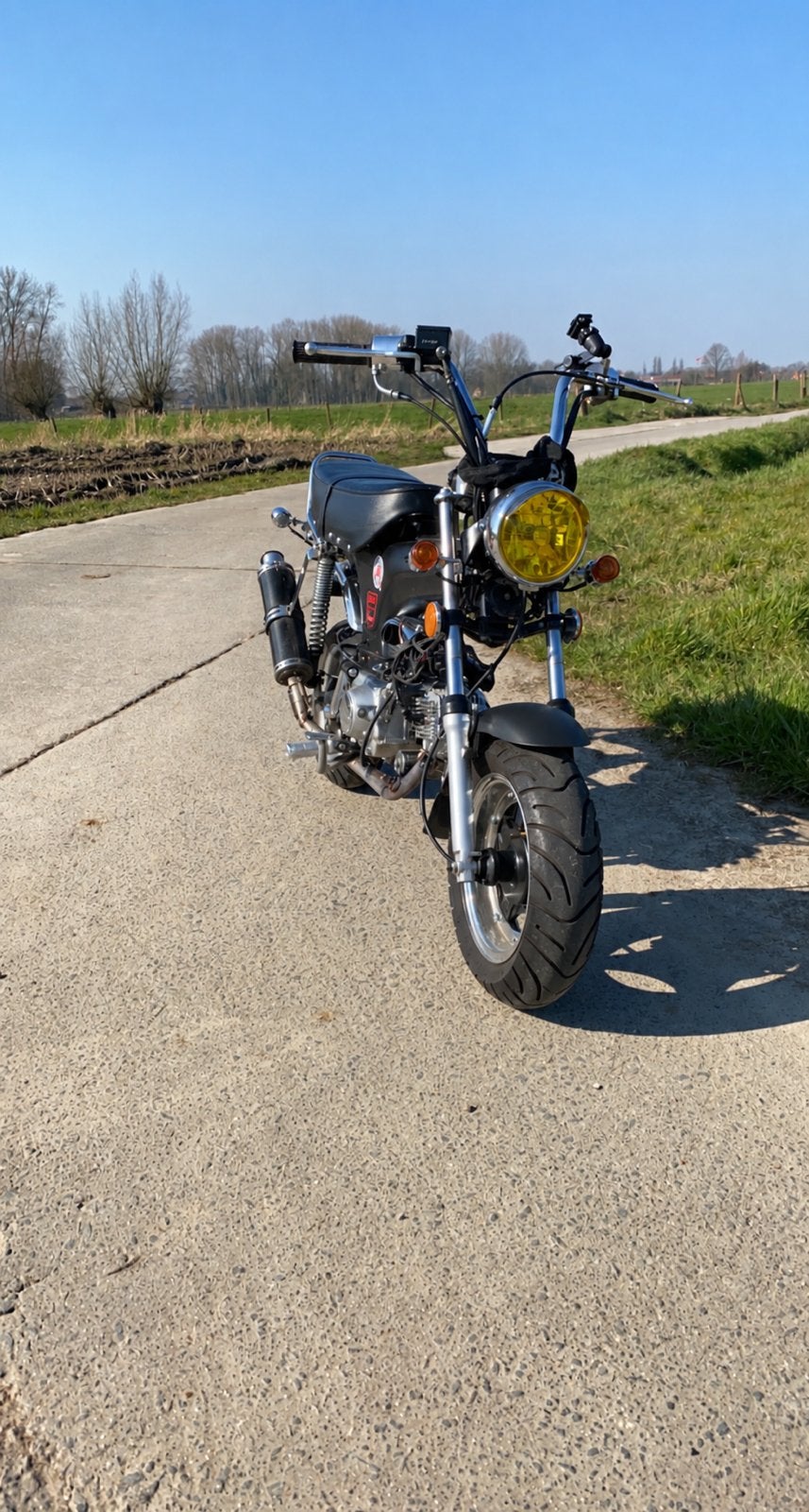 Zhenhua Dax 50cc A-klasse matt zwart bouwjaar 2020, 4 vitesses, Enlèvement, Utilisé, Classe A (25 km/h)