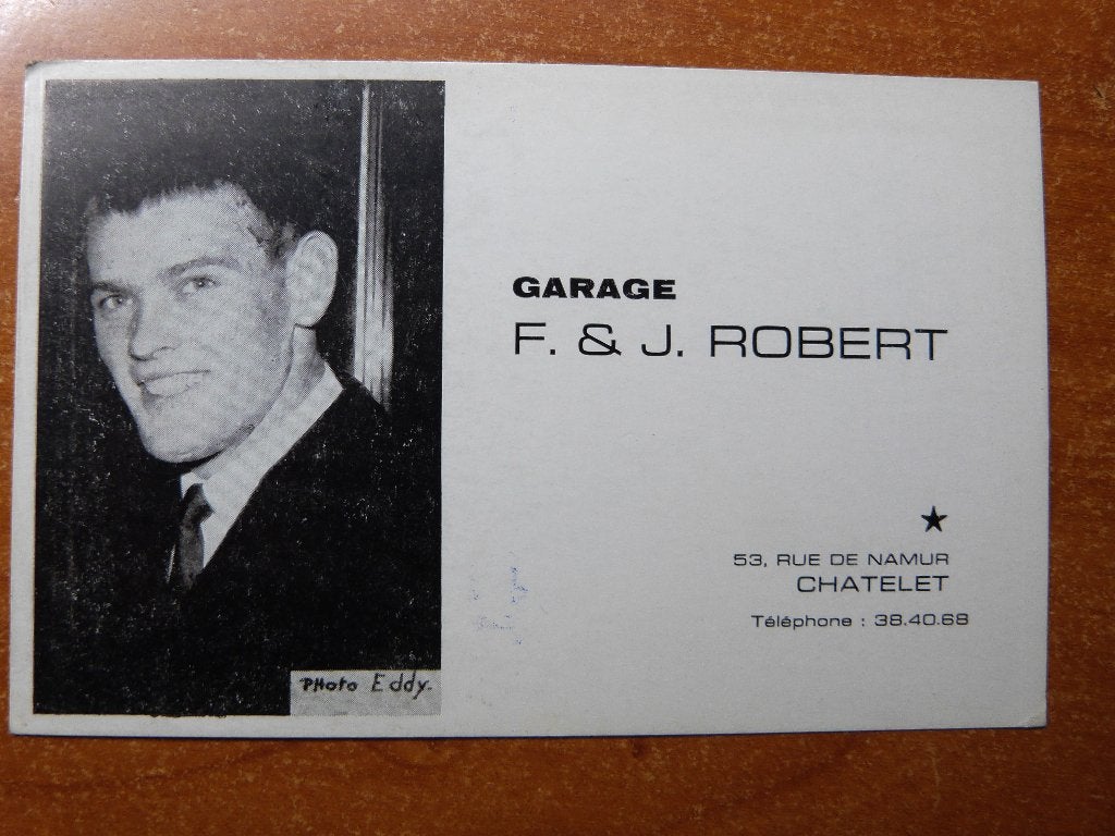 Naamkaart Garage Jöel Robert Motocros Chatelet, Envoi, Utilisé