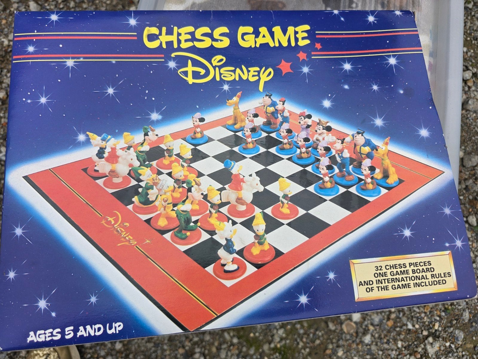 Vintage Disney schaakspel met alle figuren, Collections, Enlèvement ou Envoi