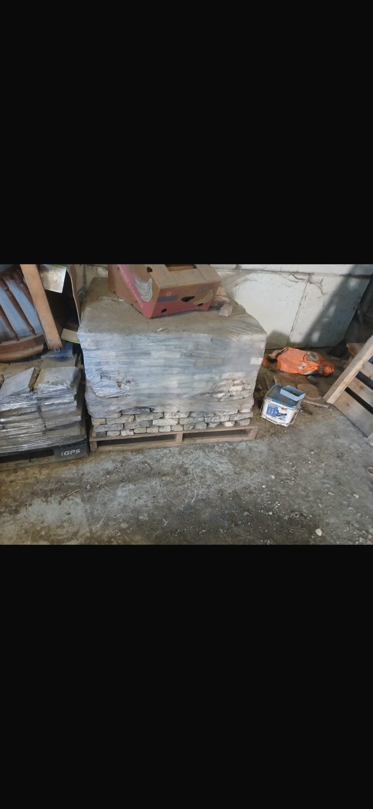 Oude blauwe paepesteen, Bricolage & Construction, Enlèvement, Utilisé