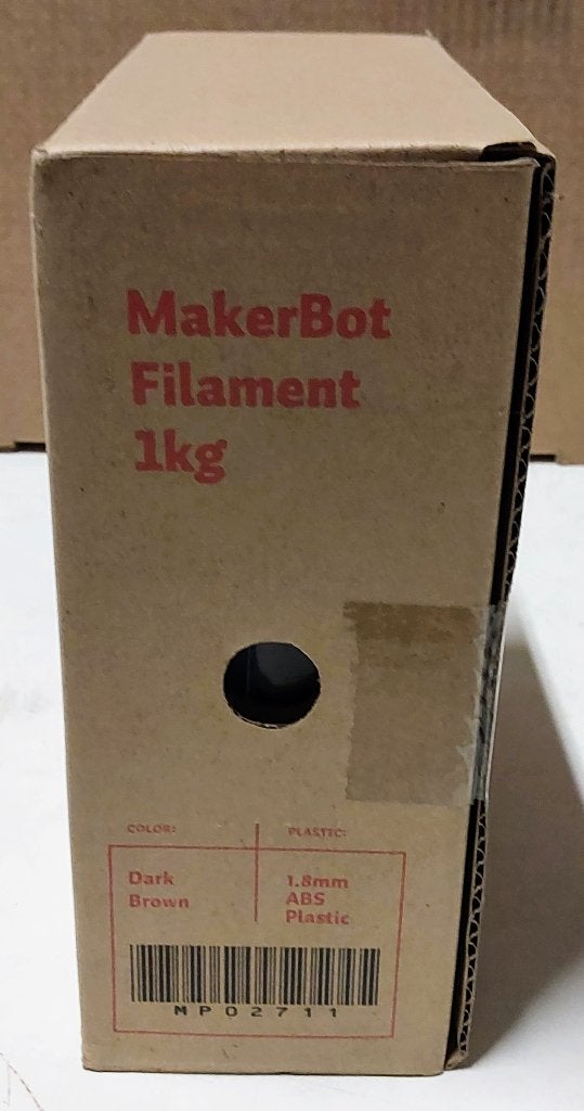 Makerbot ABS Dark Brown Filament 6 x 1 Kg, Computers en Software, Ophalen of Verzenden, Nieuw, Filamentrollen