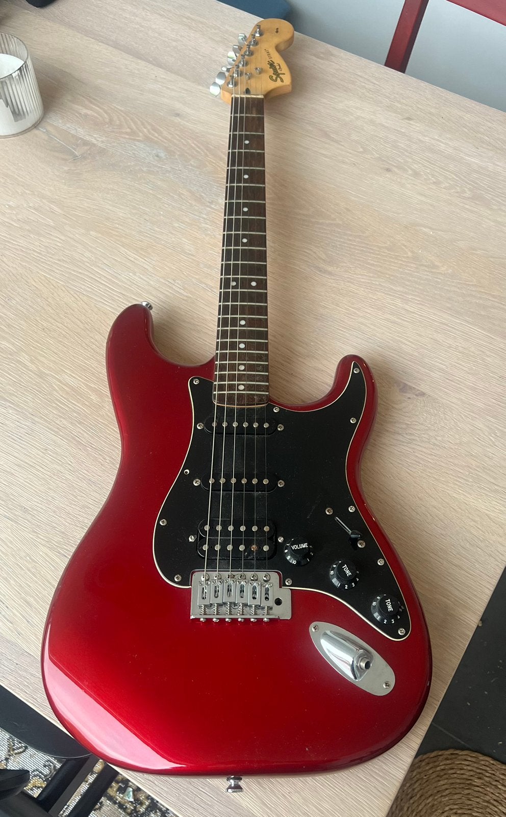 Squire Stratocaster, Enlèvement, Utilisé