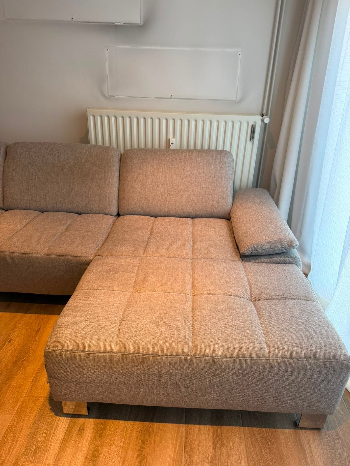 Stoffen grijs salon, weg is weg, doe een bod!, Huis en Inrichting, Ophalen, Gebruikt, 125 tot 150 cm, 300 cm of meer