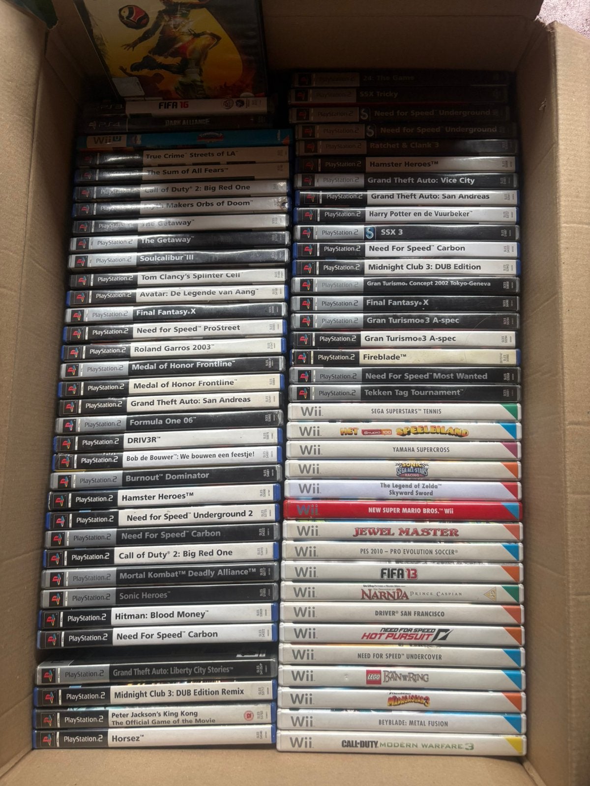 Lot games, consoles, Ophalen, Zo goed als nieuw