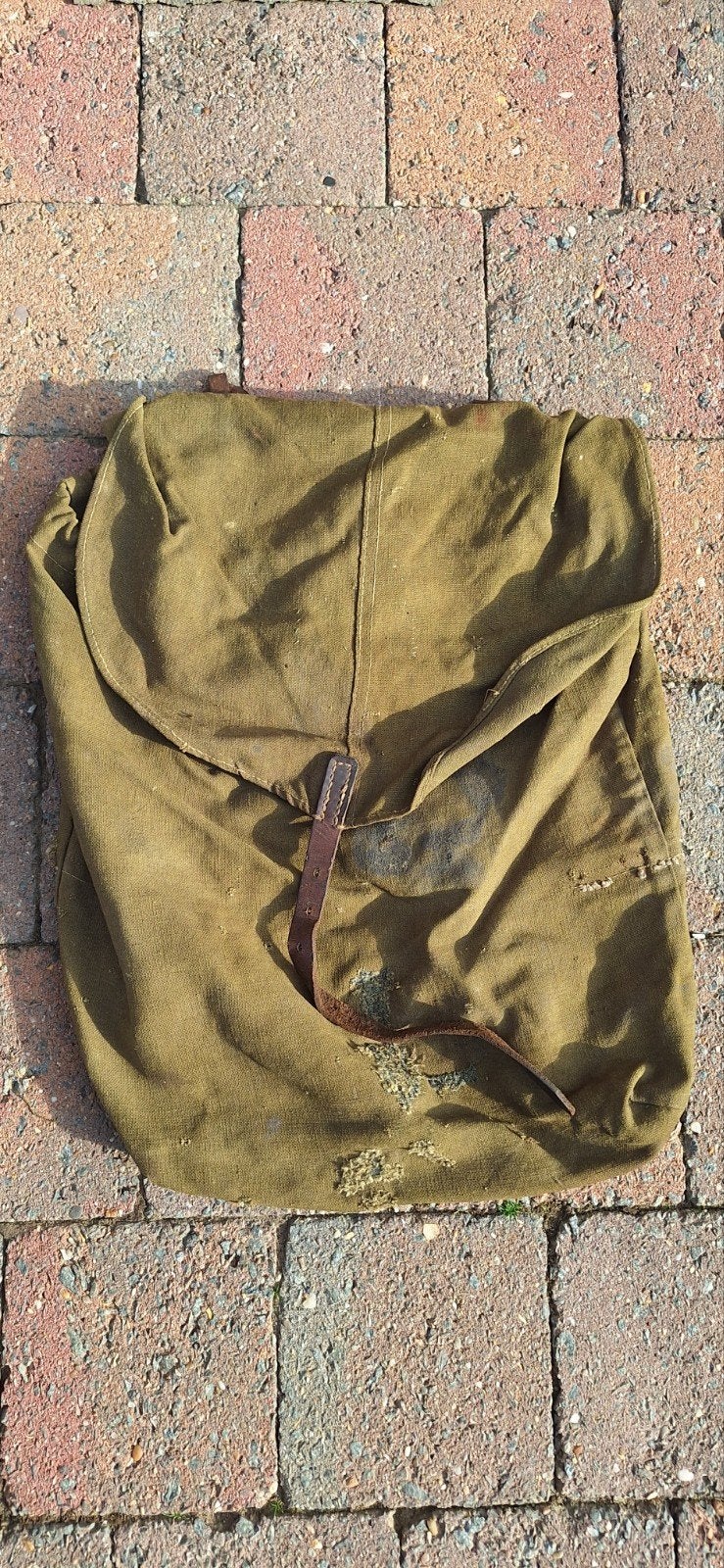 Sac artilleur allemand, Enlèvement