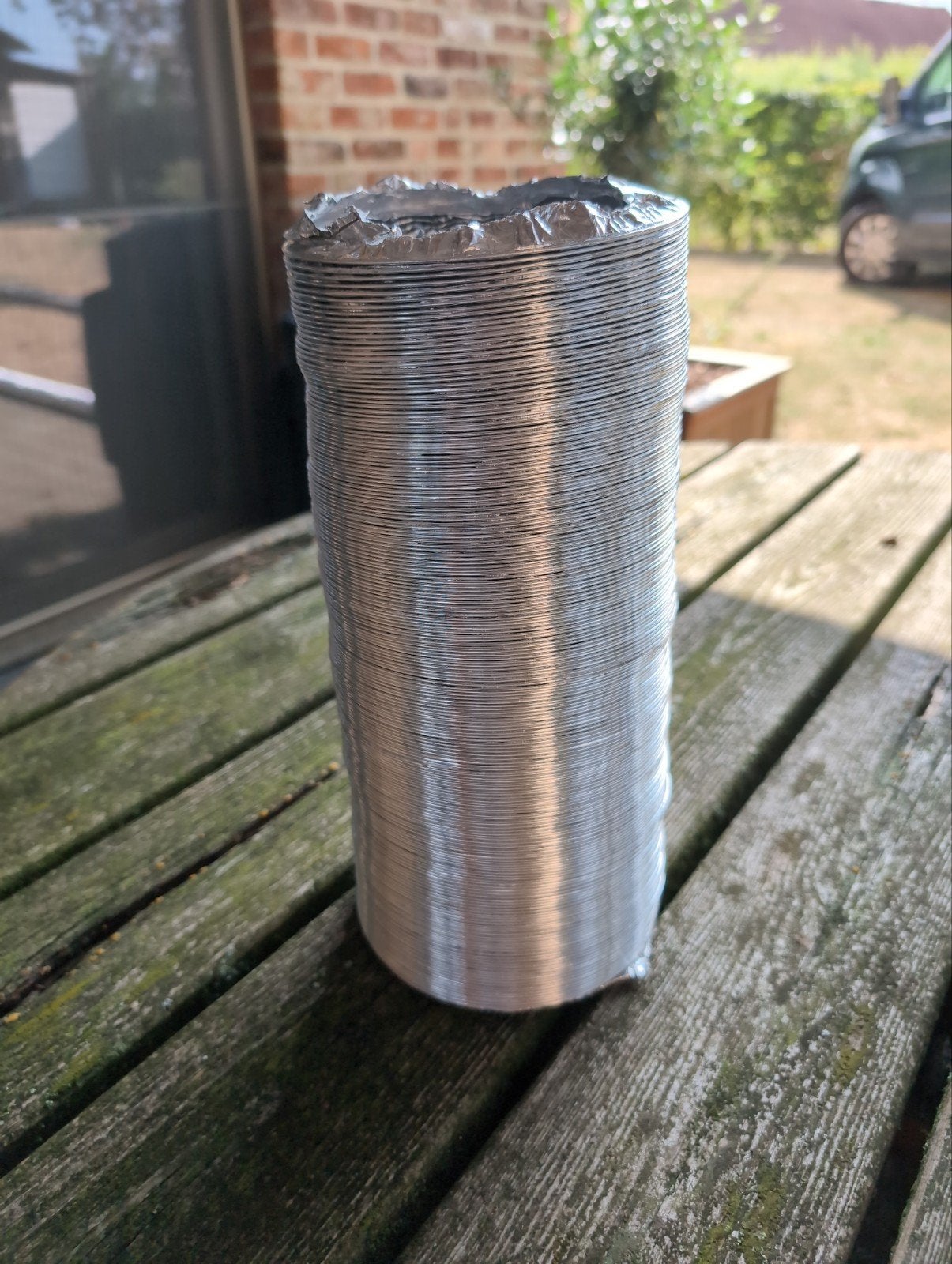 Flexibele ventilatieslang, voor aansluiting dia 125mm, Doe-het-zelf en Bouw, Ophalen