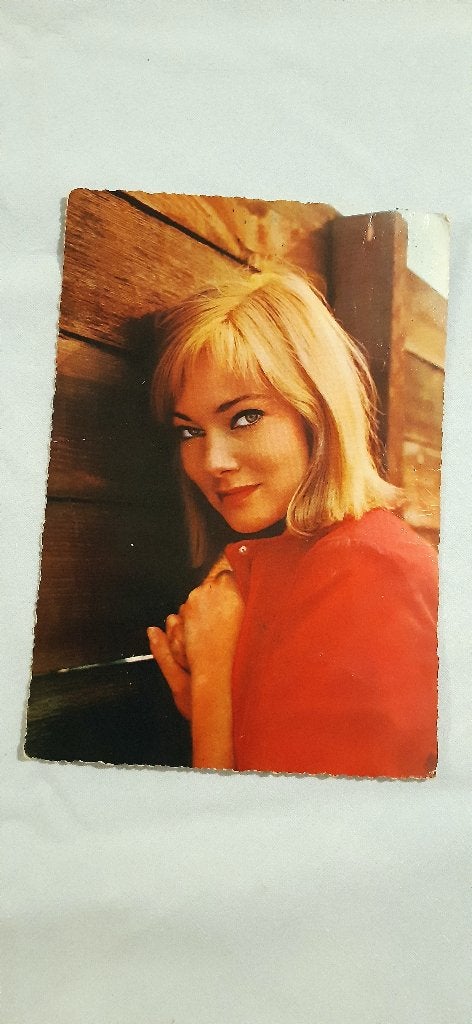 kaart May Britt vintage ansichtkaart ongelopen jaren'60, Ophalen of Verzenden, 1960 tot 1980, Ongelopen, Sterren en Beroemdheden