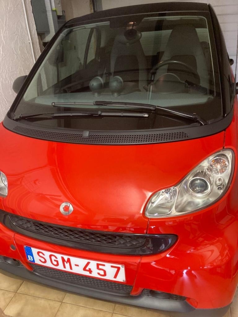 smart, Auto's, Smart, Automaat, Euro 5, Stof, Zwart