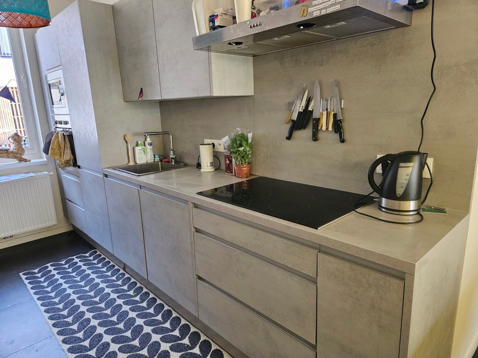 gratis keuken, Huis en Inrichting, Ophalen, Gebruikt, Enkelwandige keuken, Grijs