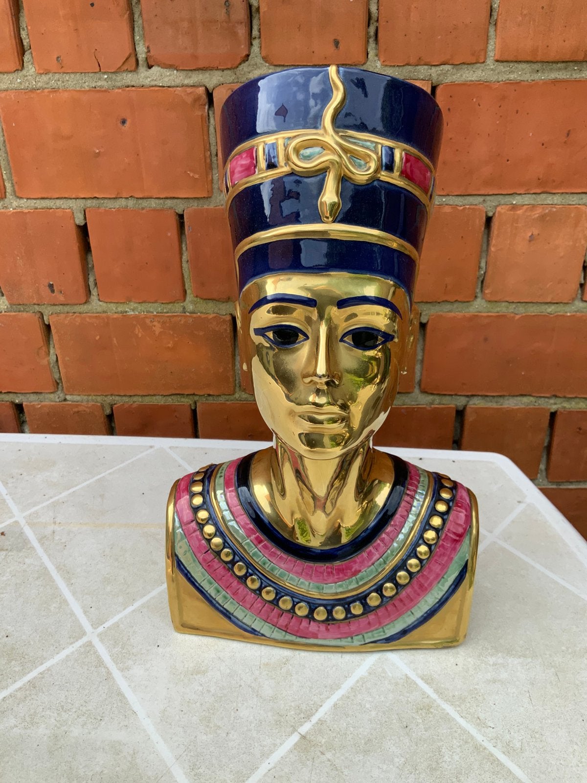 Buste van de egyptische koningin Nefertiti, Antiek en Kunst, Ophalen, Beeld