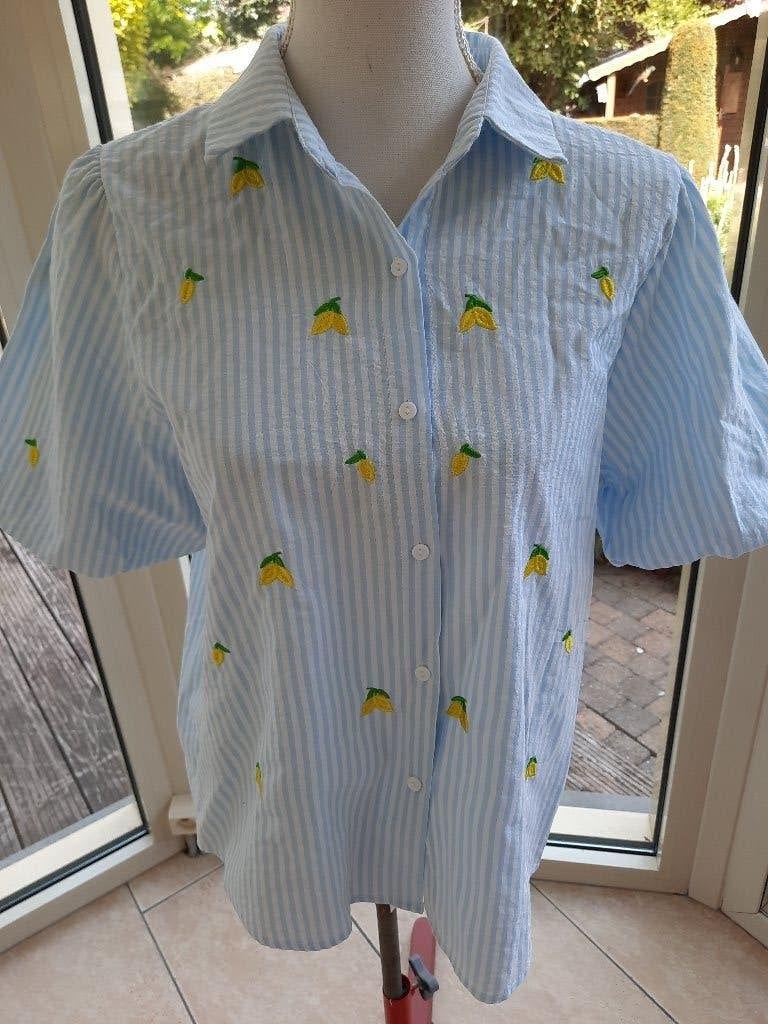 Charmante blouse FLAMANT ROSE - S/M, Taille 38/40 (M), Autres couleurs, Envoi, Comme neuf