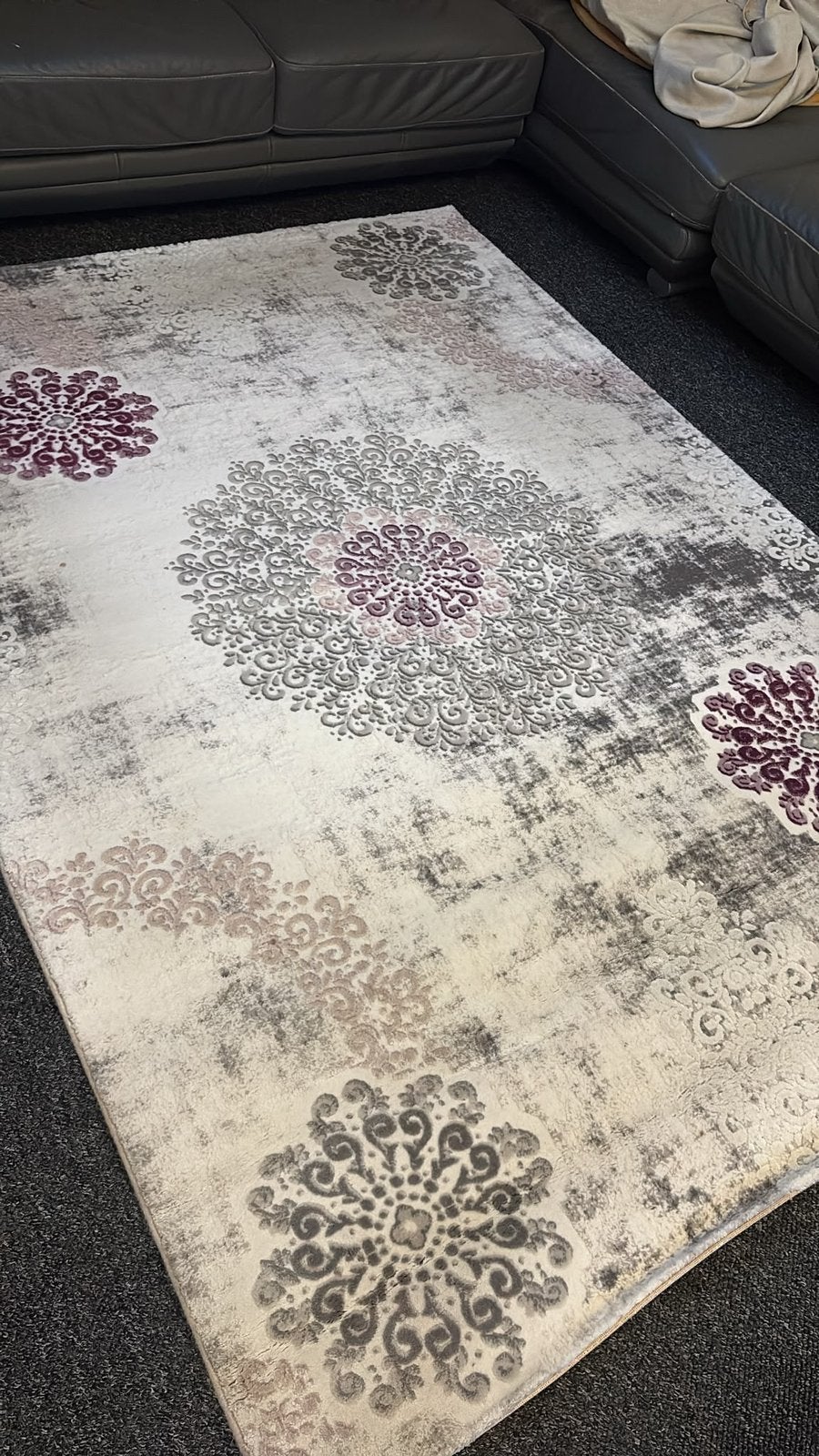 Tapis à vendre, Enlèvement ou Envoi, Comme neuf, Gris