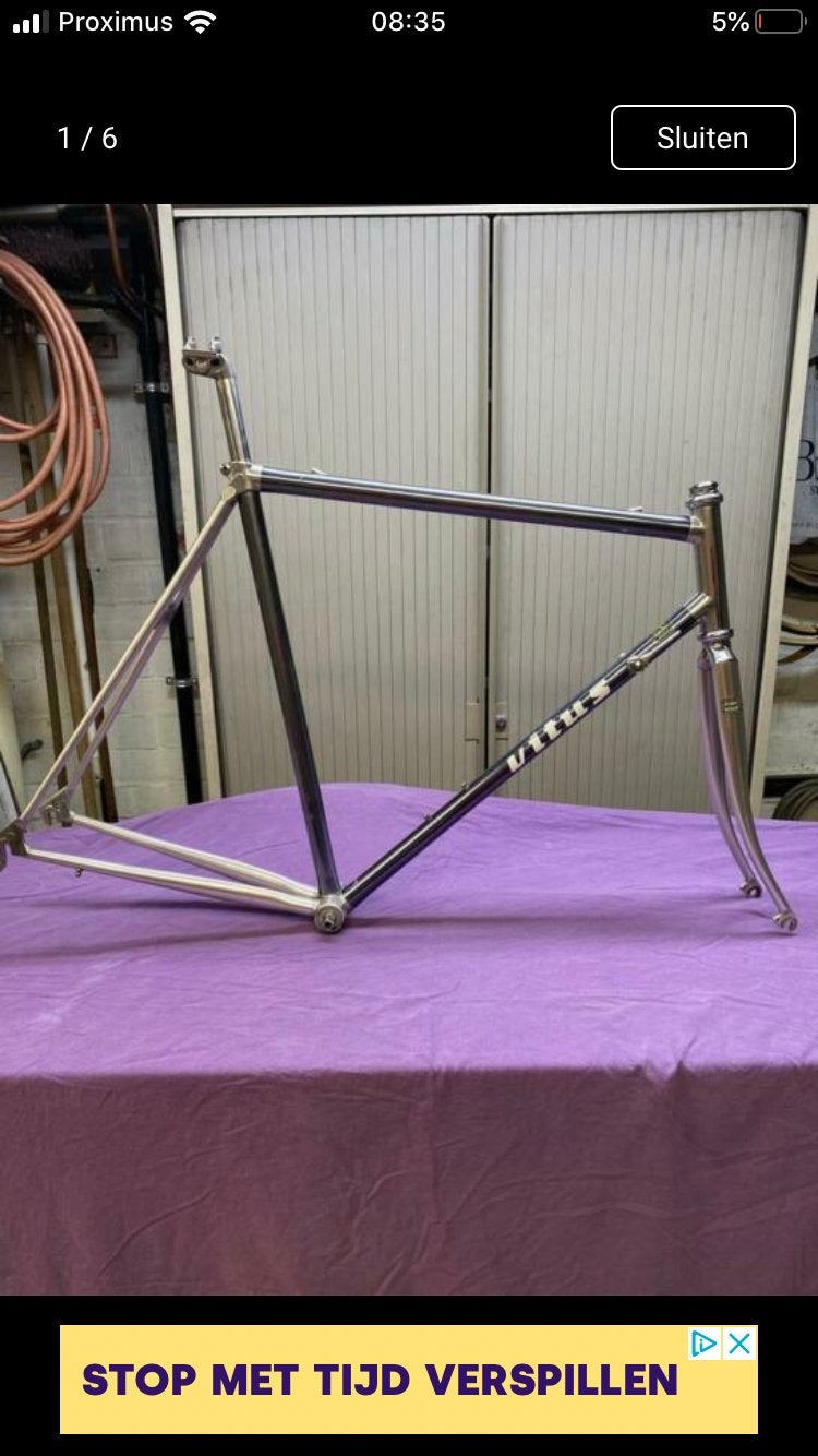 Vitus 979 met Campagnolo te koop, Ophalen